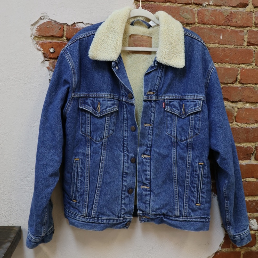 Levis Sherpa trucker denim Jacket